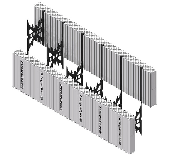 panneaux multidirectionnels coffrage isolant integraspec